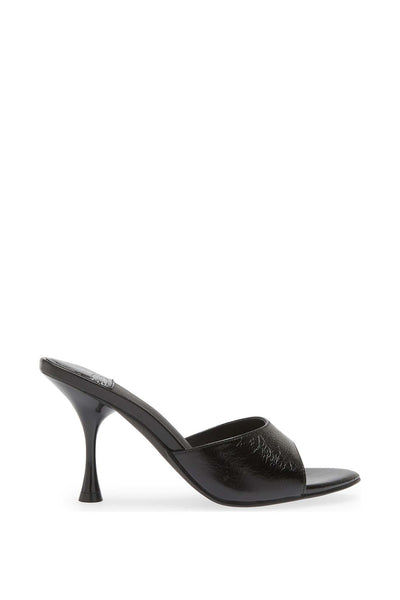 BLACK CRINKLE COW LEATHER