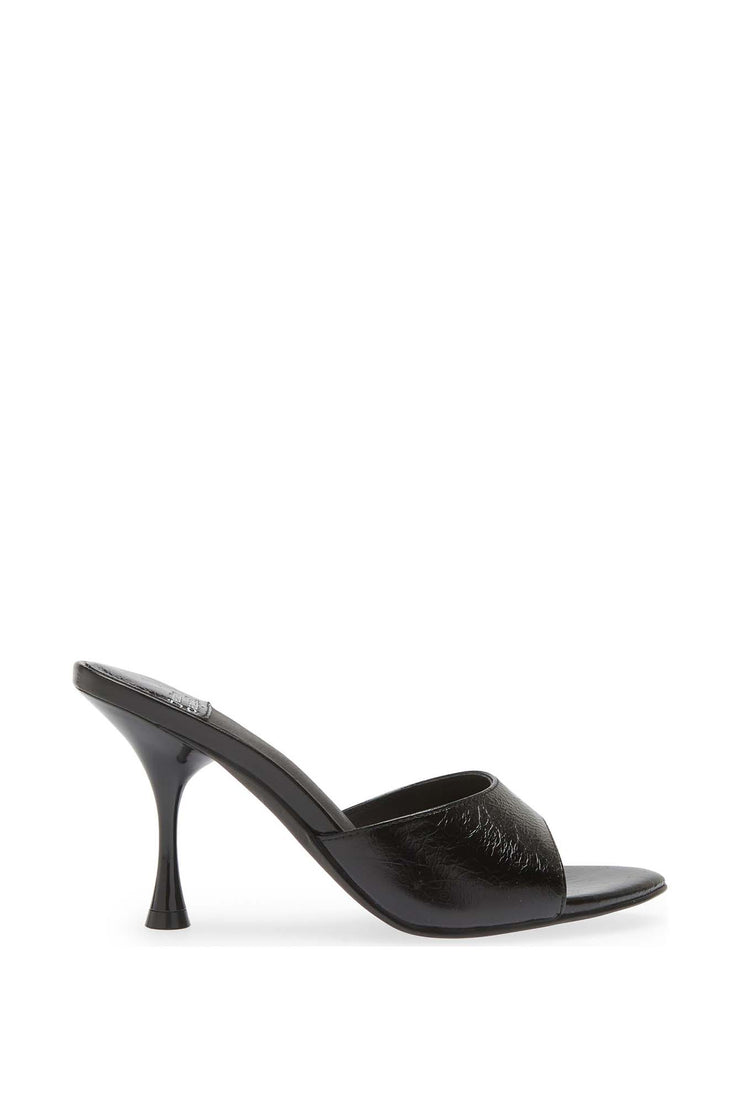 BLACK CRINKLE COW LEATHER