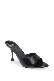 BLACK CRINKLE COW LEATHER