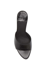 BLACK CRINKLE COW LEATHER