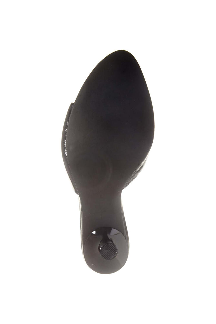 BLACK CRINKLE COW LEATHER