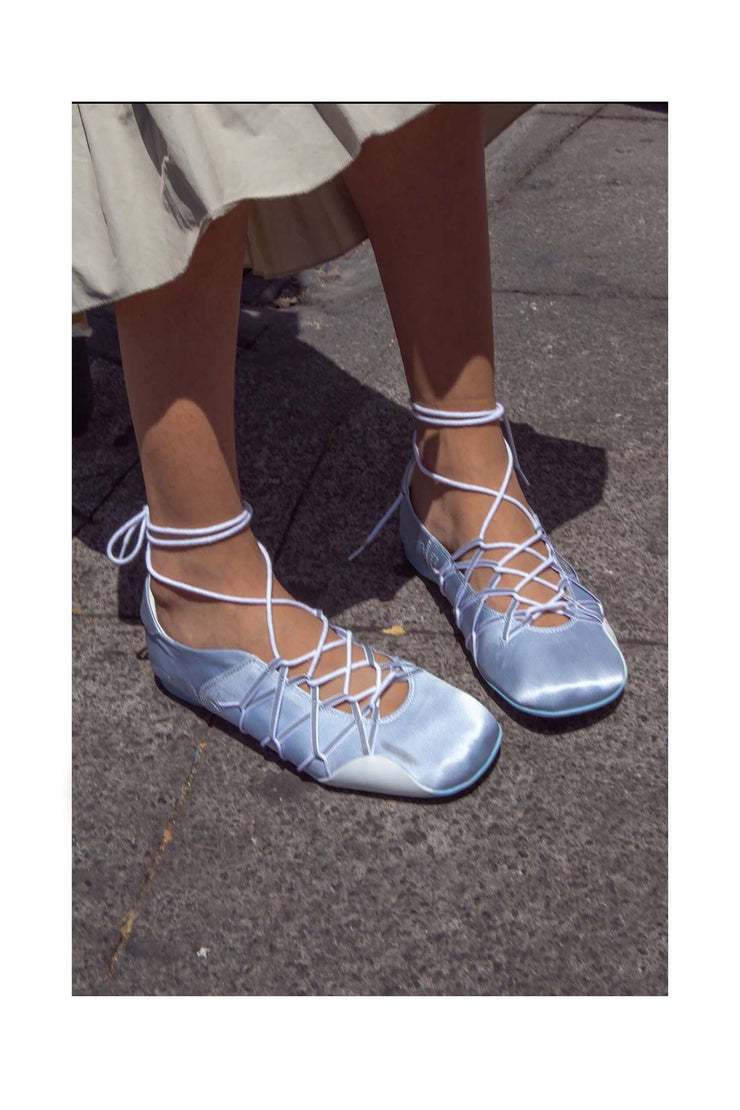 LIGHT BLUE SATIN