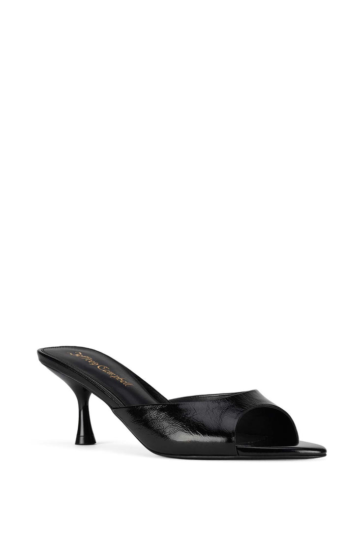 BLACK CRINKLE COW LEATHER