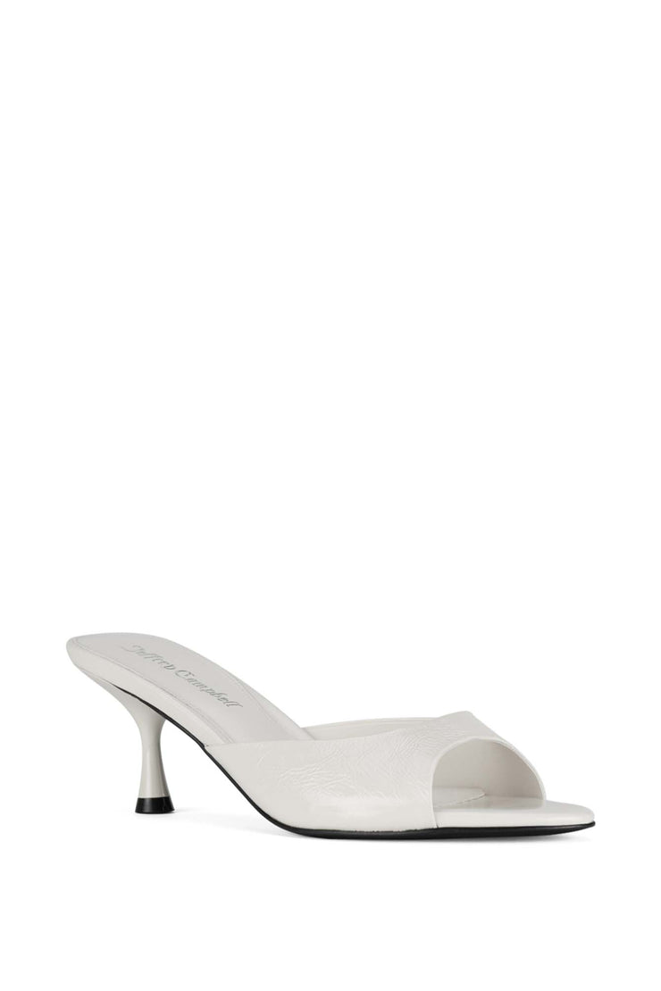 WHITE CRINKLE COW LEATHER