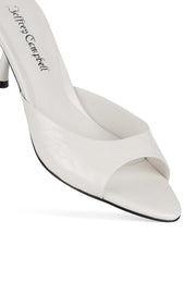 WHITE CRINKLE COW LEATHER